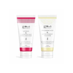 Globus Naturals Glycolic + 1% Salicylic Acid and Hyaluronic Acid + Vitamin C Face Scrub - Set of 2-picture-11