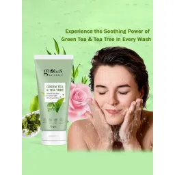 Globus Naturals Green Tea & Tea Tree Radiance Face Wash - 75 gm image 2
