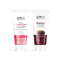 Globus Naturals Herbal Pimple Clear & Mulberry Face Wash Combo-picture-48