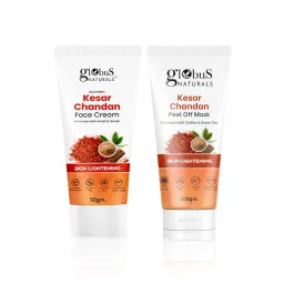 Globus Naturals Kesar Chandan Face Cream & Peel Off Mask Combo-picture-37