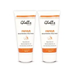 Globus Naturals Papaya Brightening Face Wash - 200 gm (Pack of 2)-picture-39