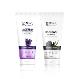 Globus Naturals Purifying Lavender Bliss & Charcoal Face Wash Combo-picture-15