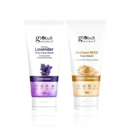 Globus Naturals Purifying Lavender Bliss & Multani Mitti Face Wash Combo-picture-18