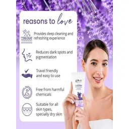 Globus naturals Purifying Lavender Bliss Face Wash - 75g image 2