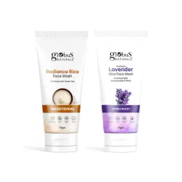 Globus Naturals Radiance Rice & Purifying Lavender Bliss Face Wash Combo-picture-20