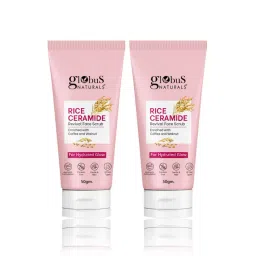 Globus Naturals Rice Ceramide Revival Scrub - 50 gm (Pack Of 3)-picture-17