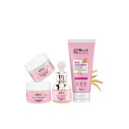 Globus naturals Set Of 4 Rice Ceramide Face Scrub-Serum-Cream & Peel Off Mask-picture-16