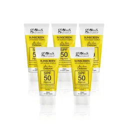 Globus Naturals Ultra Sheen Defense Sunscreen SPF 50 PA+++ - Pack of 5-picture-44