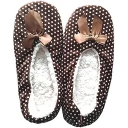 glossicle Winter Indoor Carpet Belly Slippers with Fur for women, girls,Free Size-picture-15