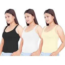 glow and shine Camisole Tank Top for Women | Ultra-Soft Pure Cotton Inner wear-picture-35