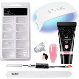 glow it NAIL ART KIT POLY GE-L NAIL EXTENTION KIT for Builder UV Nail Art Kit Nail Extension Set pink-picture-46