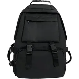 glowic backpack bags for women || bags for women office use || bag for boys || backpack bag || backpack bag for man(WBAG-103) (Black)-picture-54