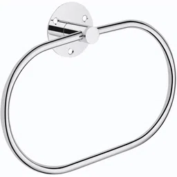 Stainless Steel Towel Ring for Bathroom/Wash Basin/Napkin-Towel Hanger Steel Towel Holder-image-0