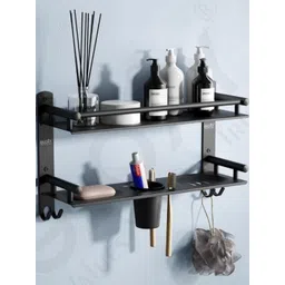 GLOXY Black Stainless Steel Bath Accessories Set-picture-34