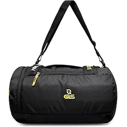 gls Rebel Polyester Duffle Bag for Men & Women/Gym Bags with Adjustable Shoulder Strap/Fitness Bag with One Front Pocket and Shoe Pocket (Color -Black)-picture-21