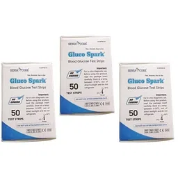 gluco spark Sensacore (3x50) 150 Glucometer Strips-picture-33