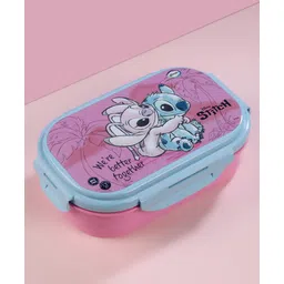 Gluman Lunch Box with 3D Stitch Inner Container & Spoon - Dark Pink-picture-22