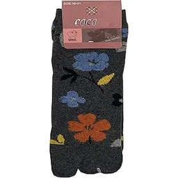 glus Coco Rabbit Hair Wool Unisex Thermal Winter Socks, Flower Women Winter Lined Boot Ankle Length Insulated Heated Socks For Cold Weather Toe Socks,Size-Free-picture-10