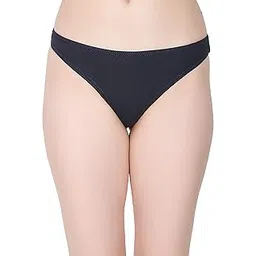 glus Women Cotton Thong Panty Must to Wear Under Tight Fitting Outfits (2XL, Black)-picture-25