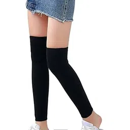 glus Women Men Warm Over Knee Winter Fleece Fur Leg Warmer-picture-47