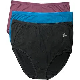 glus Women Organic Cotton High Waist Plus Size Maternity Hipster Paties Pack of 3-picture-8