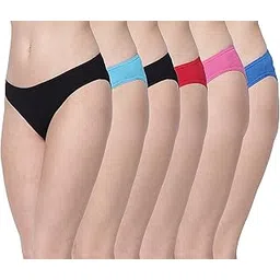glus Women Set of 6 Cotton Mid Waist Everyday Day Wearing Cotton Panties-picture-30