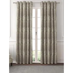 GM Mirage Grey Polyester 7 Ft. Door Curtain - Set of 2-picture-46