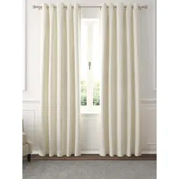 GM Off-White Polyester Curtain - Set of 2-picture-11