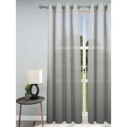 GM Ombre Grey Polyester Single Door Sheer Curtain-picture-10