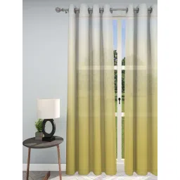 GM Ombre Yellow Polyester Single Door Sheer Curtain-picture-39
