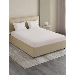 GM Taupe 300 TC Cotton King Bedsheet with 2 Pillow Covers-picture-11