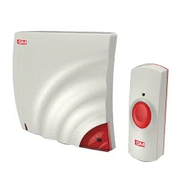 GM Wave Door Bell (Wireless, 4061, White/Red)-picture-24