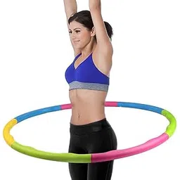 Gmefvr Hula Hoop Exercise Ring for Aerobics and Weight Loss and Kids Game 6 Sticks Big Size-picture-26