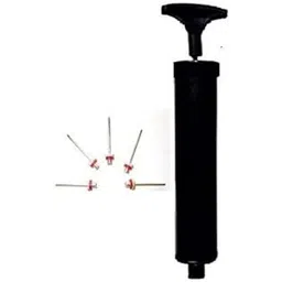 Gmefvr Sports Football, Volleyball, Basketball, Rugby, Balloon Stainless Steel Pin Air Pump with 5 Nozzle (Multicolour)-picture-31