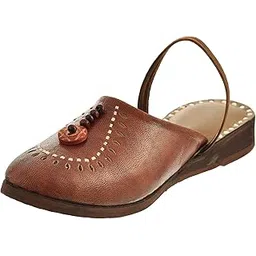 gn leather crafts Traditional Jaipuri Women Leather Mojaris Juti-picture-52