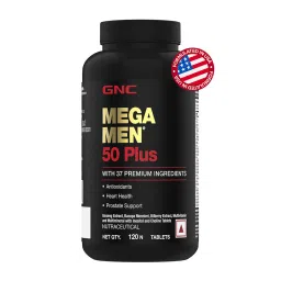 GNC Mega Men 50 Plus,  120 tablet(s)  Unflavoured -picture-18