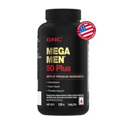 GNC Mega Men 50 Plus Multivitamin | Promotes Prostate Health | Boosts Immunity | Protects Heart & Vision | Supports Memory | Formulated In USA | 37 Premium Ingredients | 120 Tablets-picture-14