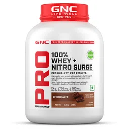 GNC Pro Performance 100% Whey + Nitro Surge, 4 lb Chocolate-picture-21