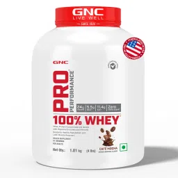 GNC Pro Performance 100% Whey Protein,  4 lb  Cafe Mocha -picture-17