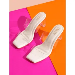 GNIST Two Strap Comfortable Block Heels-picture-16