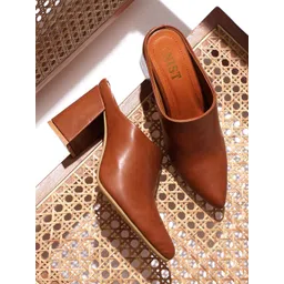 GNIST Women Block Pointed Heels-picture-26