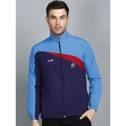 GNOCKFACE Men Colourblocked Windcheater Training or Gym Sporty Jacket-picture-27