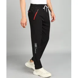 gnockface Men Solid Black Track Pants-picture-11