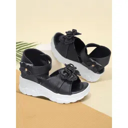 GNX Girls Embellished Open Toe Flats-picture-21