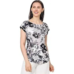 go-4 it Floral Print Knitted Cap SleevesTop-picture-31