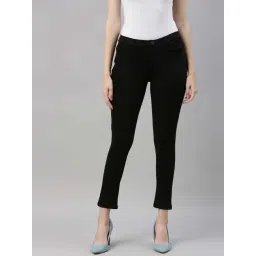 Go Colors! Black Mid Rise Jeggings-picture-14