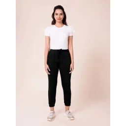 Go Colors! Black Mid Rise Sports Joggers-picture-22