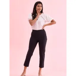 Go Colors! Black Printed Pants-picture-11