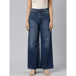 Go Colors! Blue Relaxed Fit High Rise Jeans-picture-38