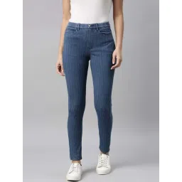 Go Colors! Blue Striped Jeggings-picture-42